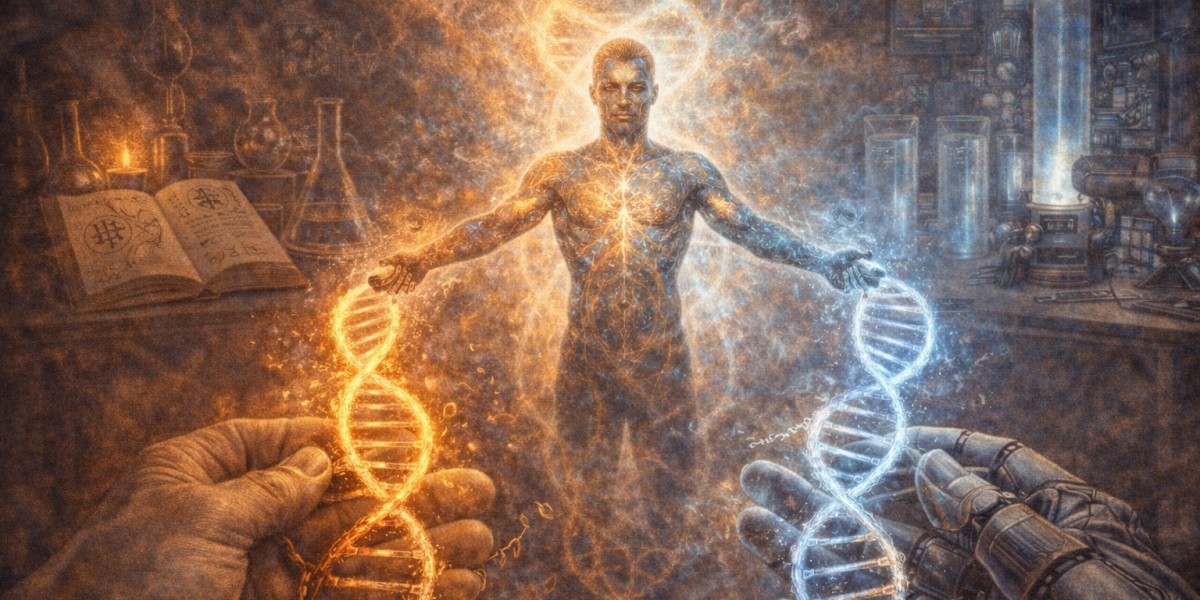 A Alquimia Genética: Dois Códigos, Um Novo Ser